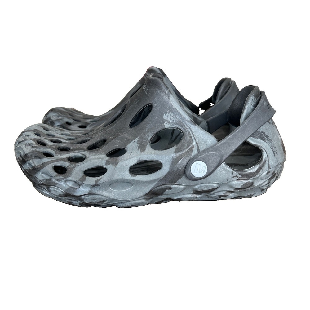 Merrell Hydro Moc Clogs Black Camo Slip On Shoes Men 5.5 / Women 7